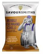 Savoursmith Bubbly & Serrano Potato Crisps