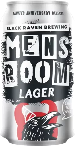 Black Raven Mens Room Lager 12oz Can