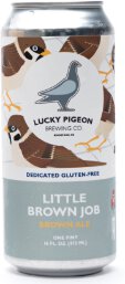 C Lucky Pigeon Little Brown Job Gluten Free Beer