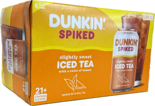 DUNKIN SPIKED TEA SLIGHTLY SWEET 6CN