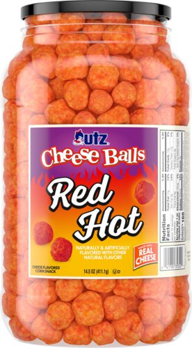 Utz Red Hot Cheese Balls