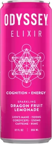 Odyssey Elixir Energy Plus Focus Dragon Fruit Lemonade Fo
