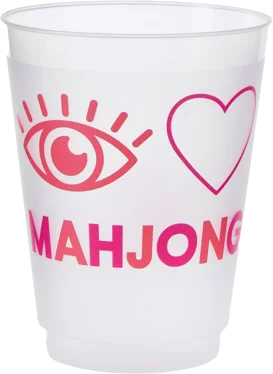 Oh My Mahjong I Heart Mahjong Cups