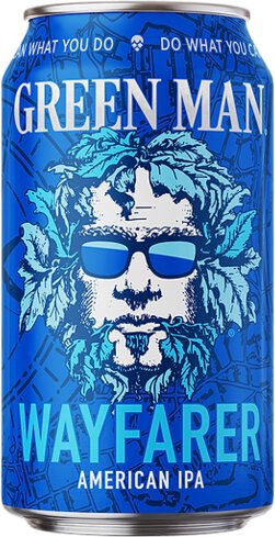 GREEN MAN AMERICAN WAYFARER IPA CANS