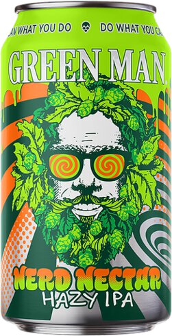 GREEN MAN NERD NECTAR HAZY IPA CANS