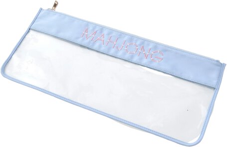 Oh My Mahjong Light Blue Bamboo Mahjong Bag
