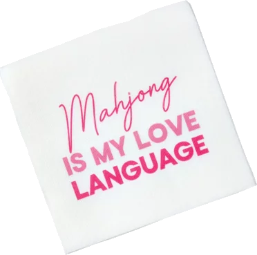 Oh My Mahjong Love Language Napkins