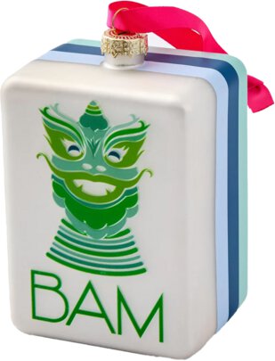 Oh My Mahjong Mint Dragon Ornament