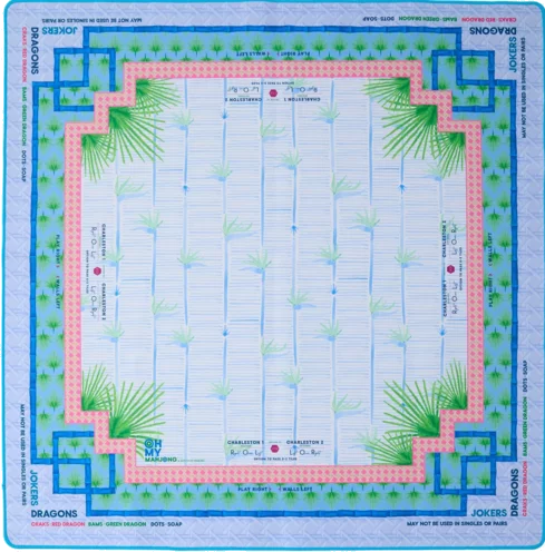 Oh My Mahjong Palm Paradise Mahjong Mat