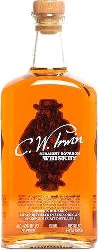 C W Irwin Bourbon Whiskey