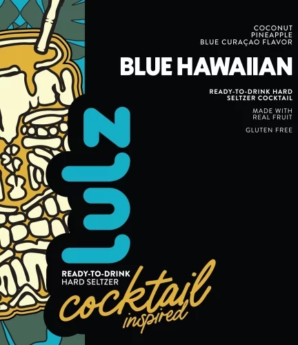 Phase Three Lulz Blue Hawaiian Cocktail Seltzer