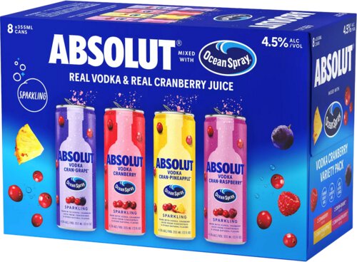 Absolut Ocean Spray Mix Pack