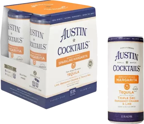 Austin Cocktails Sparkling Bergamot Orange Margarita RTD 4pk