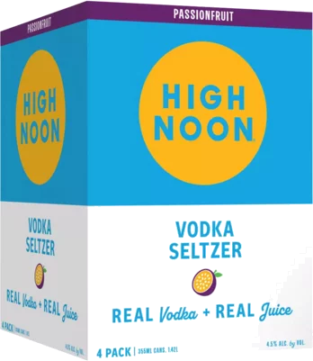 High Noon Passionfruit Vodka & Soda