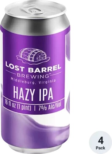 Lost Barrel Brewing Hazy Ipa 4pk