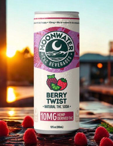 Moonwater Berry Twist 10mg THC Soda
