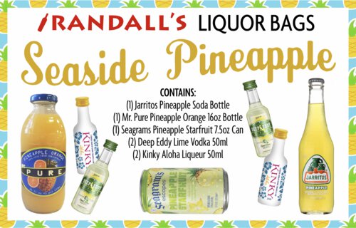 Liquor Bag - Seaside Pineapple