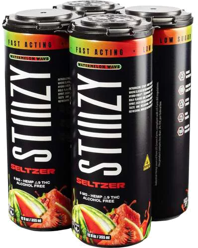 Stiiizy Watermelon Wave 5mg THC Seltzer