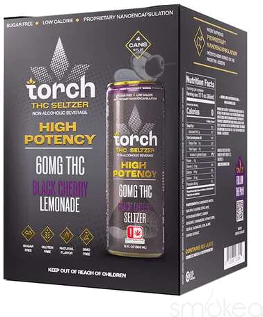 Torch Black Cherry 60mg THC Seltzer
