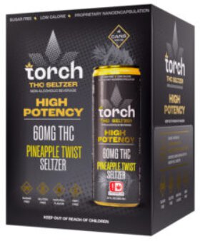 Torch Pineapple Twist 60mg THC Seltzer