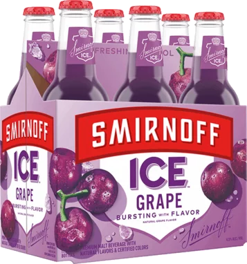 Smirnoff Ice Grape Bottles