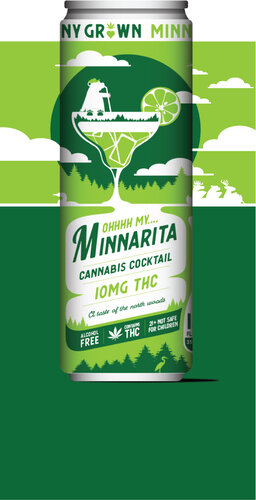 Minny Grown Ohhhh My Minnarita 10mg Thc Canabis Cocktail