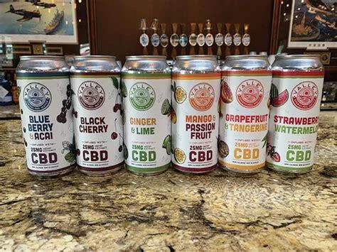 Connecticut Valley Cbd 55mg Black Cherry Seltzer Non Alcoholic