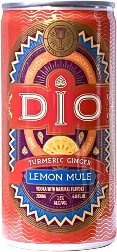 Dio Canned Cocktails Turmeric Ginger Lemon Mule