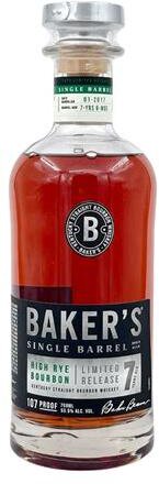 Bakers Single Barrel 7yr Bourbon