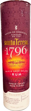 Santa Teresa 1796 Special Edition Chuao Cacao Cask Finish Triple Aged Solera