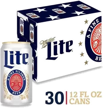 Miller Lite Cans