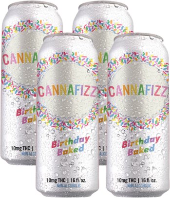 Urban Growler Cannafizz Birthday Baked 10mg THC