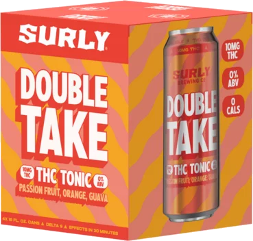 Surly Double Take Tonic Passion Fruit 10mg THC