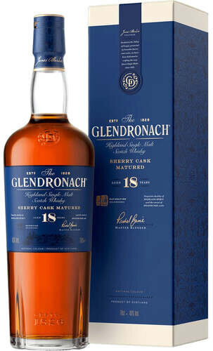 Glendronach 18 Year Single Malt Scotch Whisky