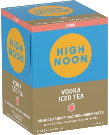 High Noon 4pk Cans Vodka Peach Tea