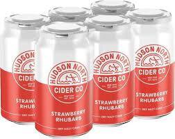 Hudson North Strawberry Rhubarb 6pk Can
