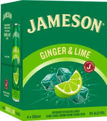 Jameson 2x Ginger Lime 355 Ml Gift Pack 750 Ml Gift