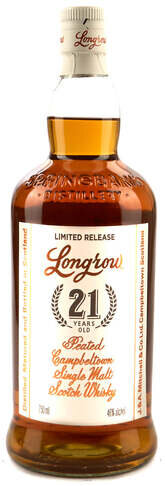 Longrow 21 Year Single Malt Scotch