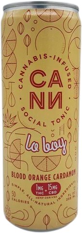 Cann Lo Boy Blood Orange Cardamom 1mg Thc 15mg Cbd