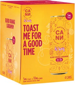 Cann Blood Orange Cardamom 5mg Thc 10mg Cbd