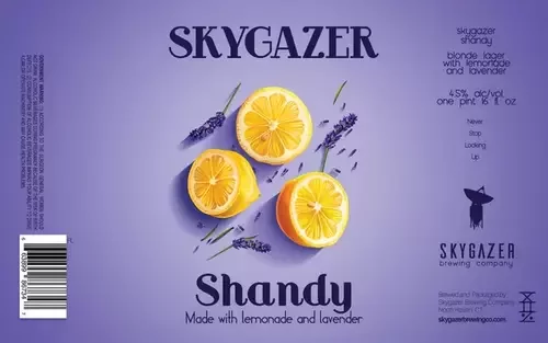 Skygazer Lavender Lemonade Shandy