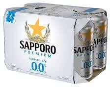 Sapporo Draft 0.0 6pkb