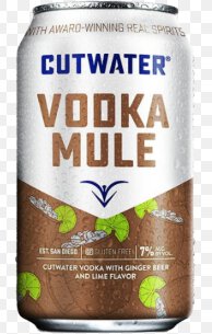 Cutwater Ginger Beer & Lime Flavor Vodka Mule