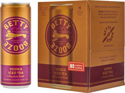Betty Booze Vodka Iced Tea & Passion Fruit