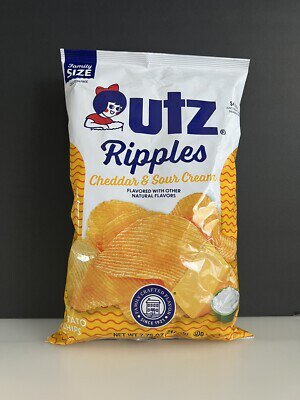 Utz Cheddar & Sour Cream Ripple Chips