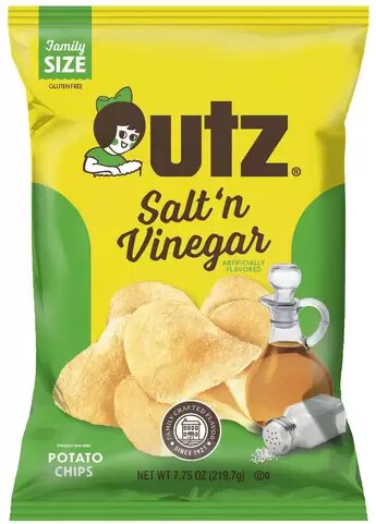 Utz Red Salt'n Vinegar Potato Chips
