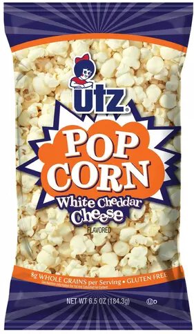 Utz Wht Ched Cheees Pop Corn