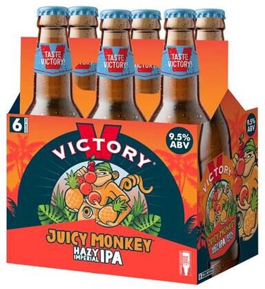 Victory Brewing Juicy Monkey Hazy Imperial India Pele Ale Beer