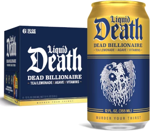 Liquid Death Dead Billionaire