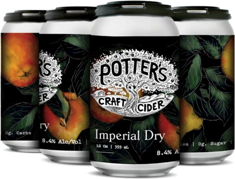 Potters Craft Cider Imperial Dry 6pk 12oz Cans